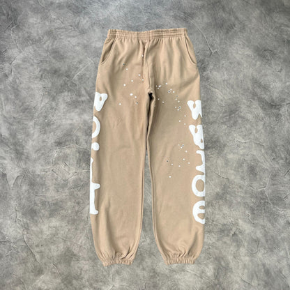 Sp5der Stars Tracksuit Sand