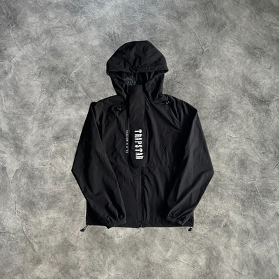 Trapstar Umbra Script Windbreaker Black