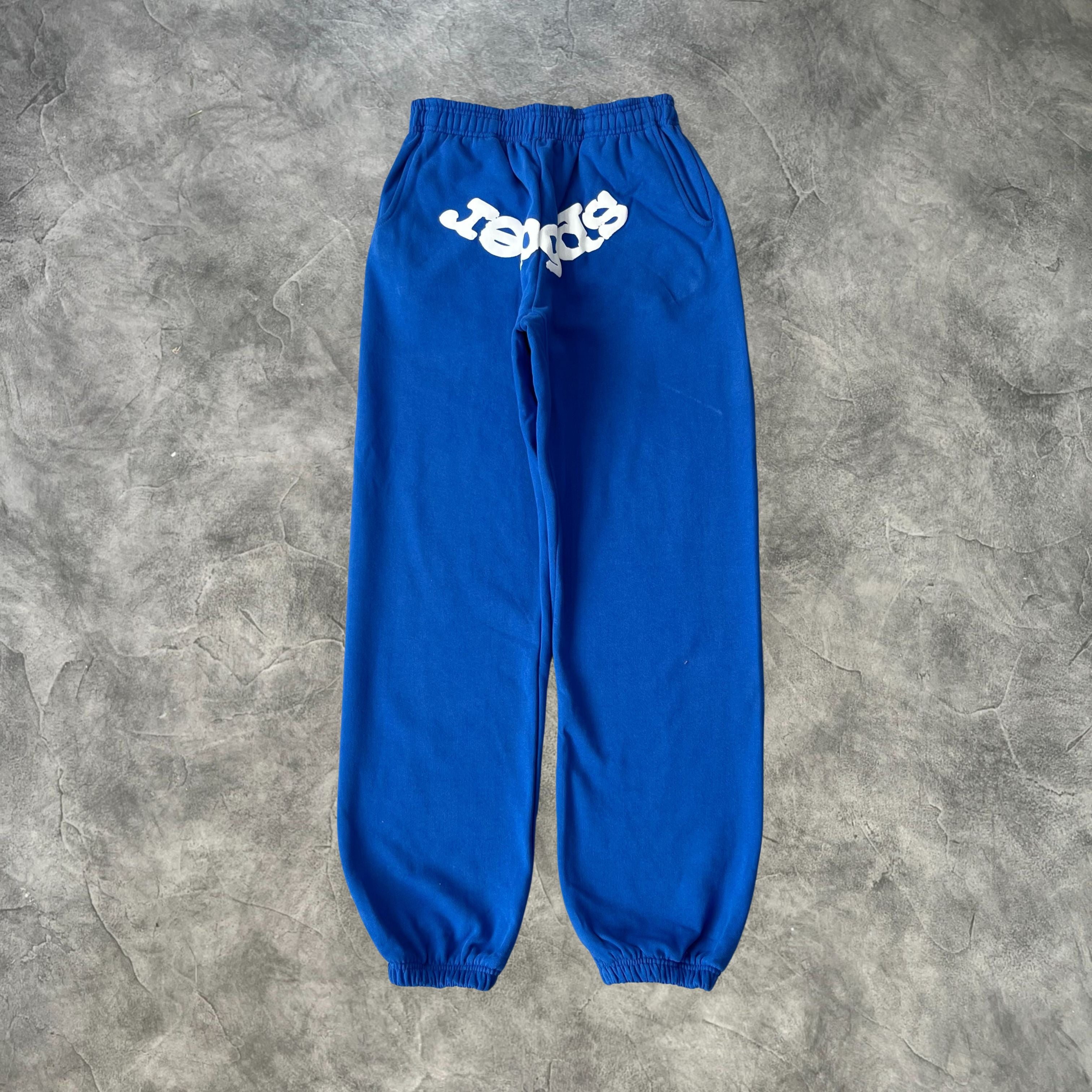 Sp5der Web Tracksuit Blue