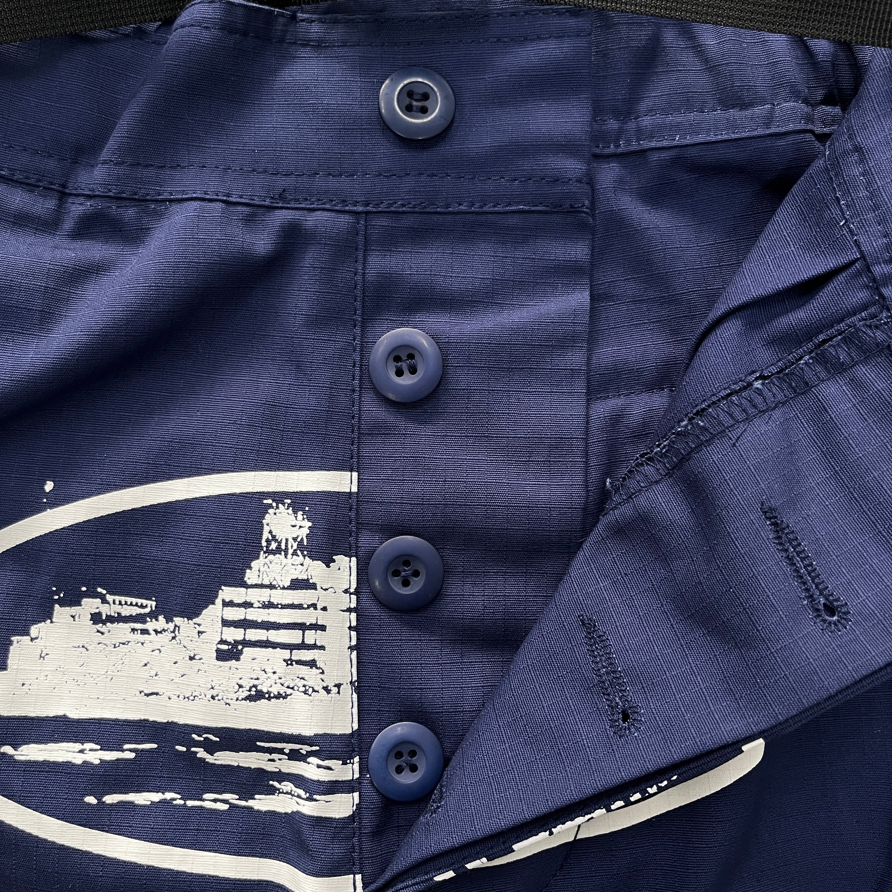 Corteiz Guerilla Cargo Pants Navy