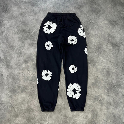 Denim Tears The Cotton Wreath Sweatpants Black