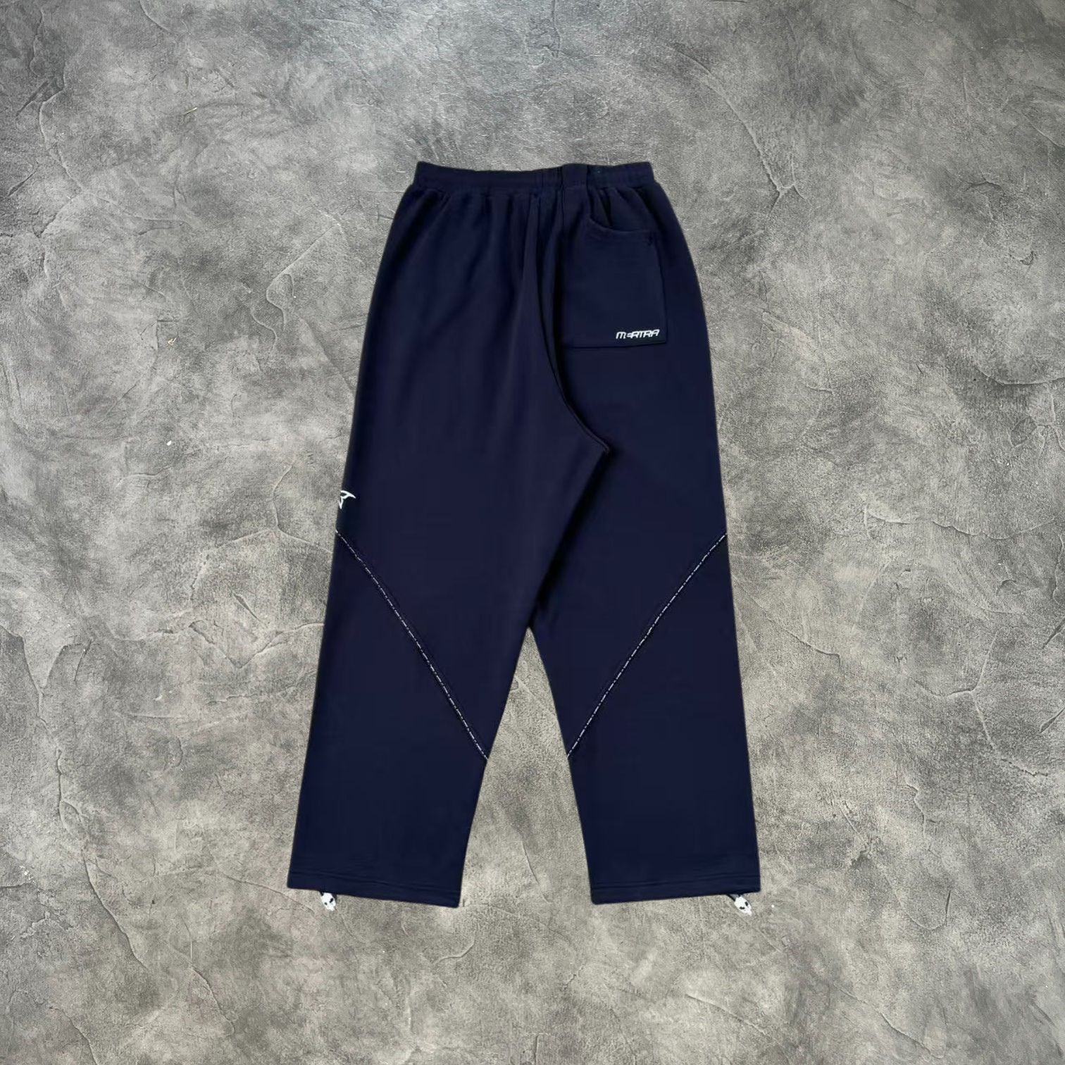 Mertra Reflective Piping Tracksuit Navy Blue