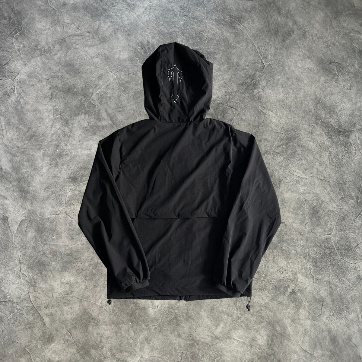 Trapstar Umbra Script Windbreaker Black
