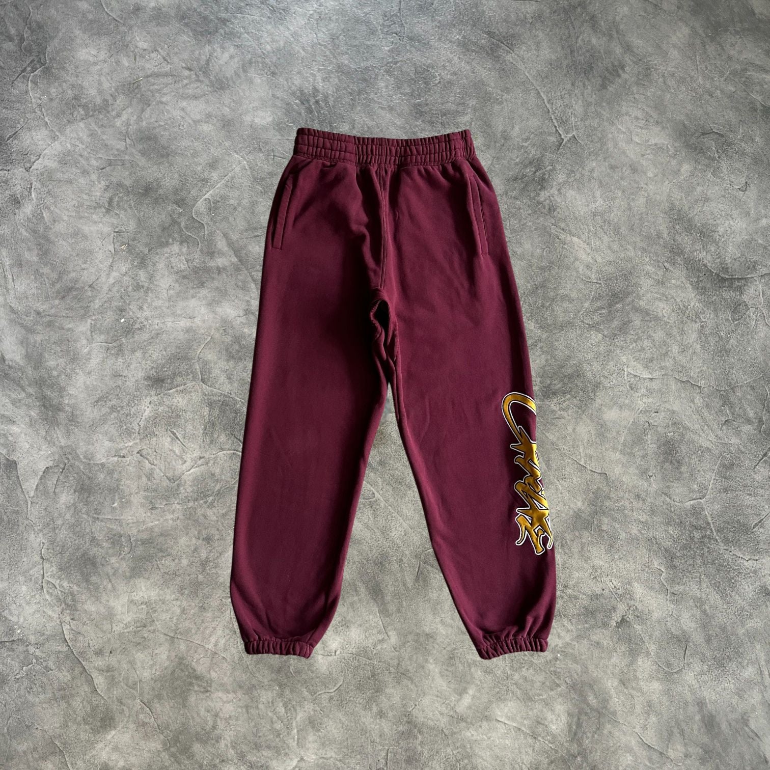 Corteiz Letter Crtz Sweatpants Red/Yellow