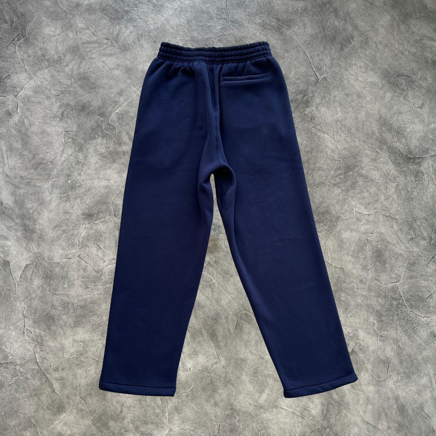 Corteiz Thick Stitch Straight Pants Navy Blue