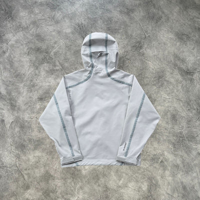 Mertra Fluorescent Striped Jacket Grey
