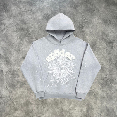 Sp5der OG Web Hoodie Off-White