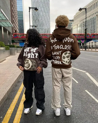 Broken Planet Out Of Sight Hoodie Brown