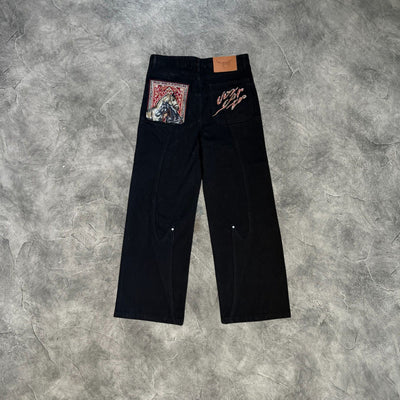 Vescartes Rider's Legacy Jeans Black