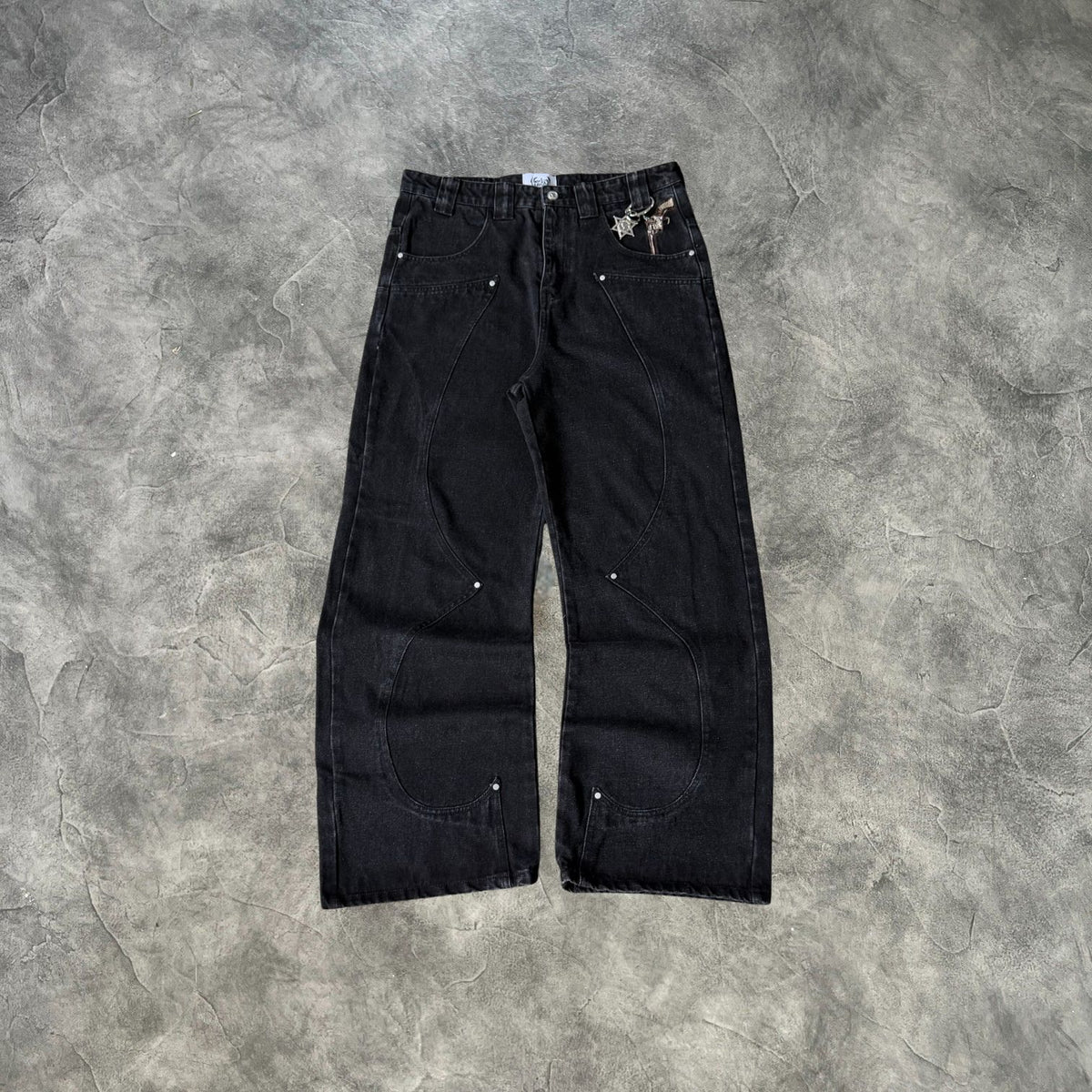 Vescartes Fast Draw Jeans Black