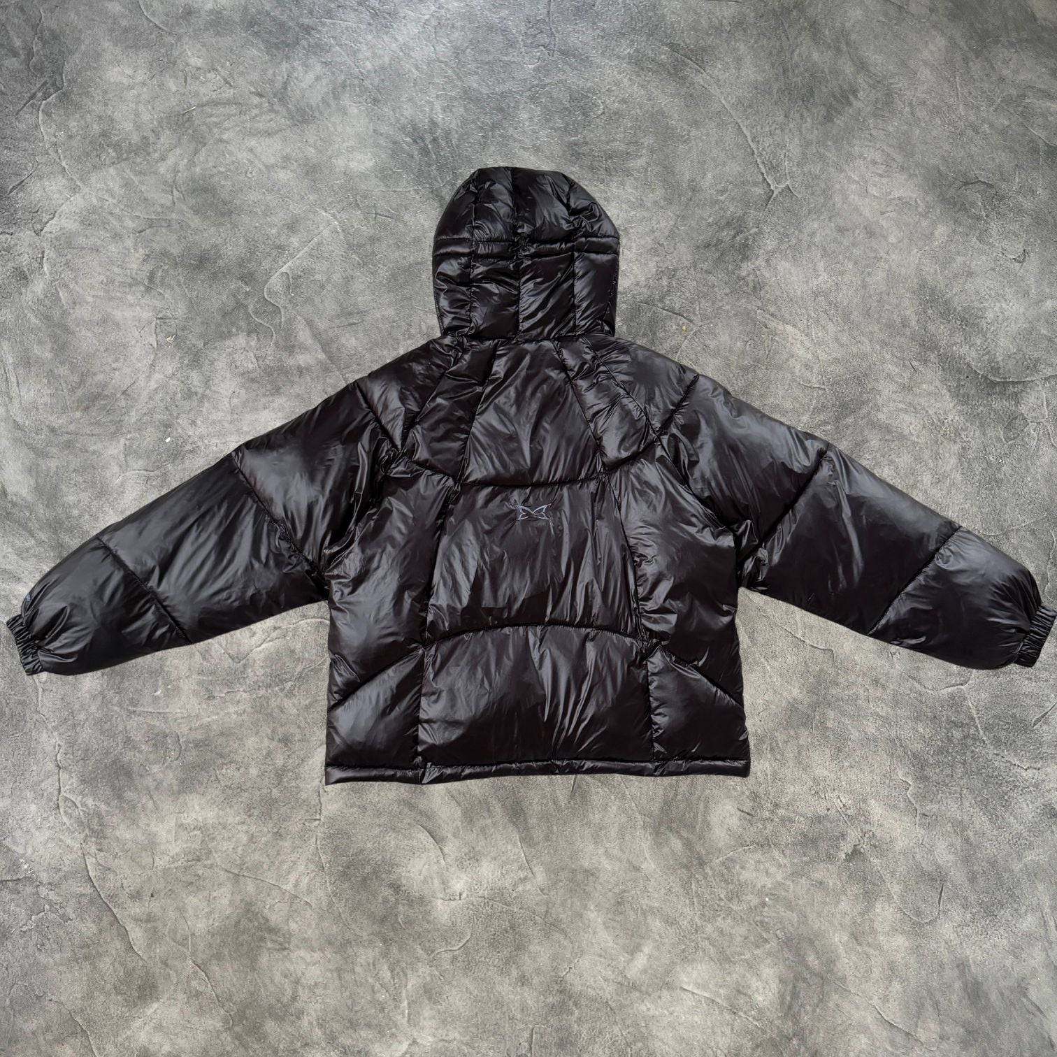 Mertra Mesh Puffer Jacket Black