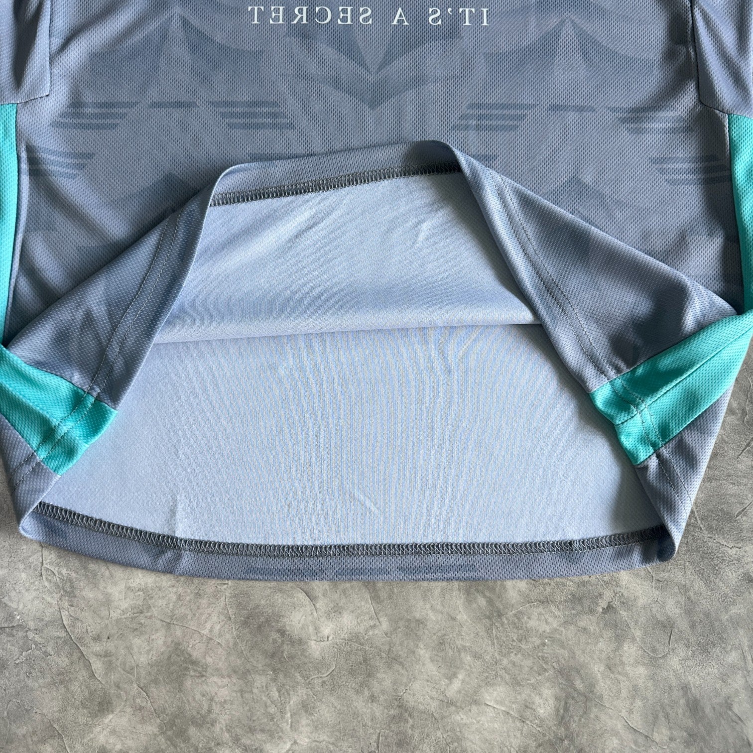 Trapstar Football Jersey Grey/Sea Blue