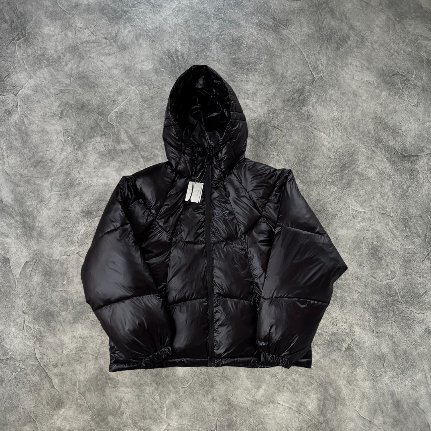 Mertra Mesh Puffer Jacket Black