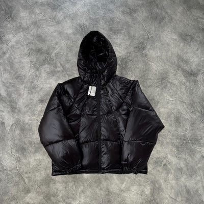 Mertra Mesh Puffer Jacket Black