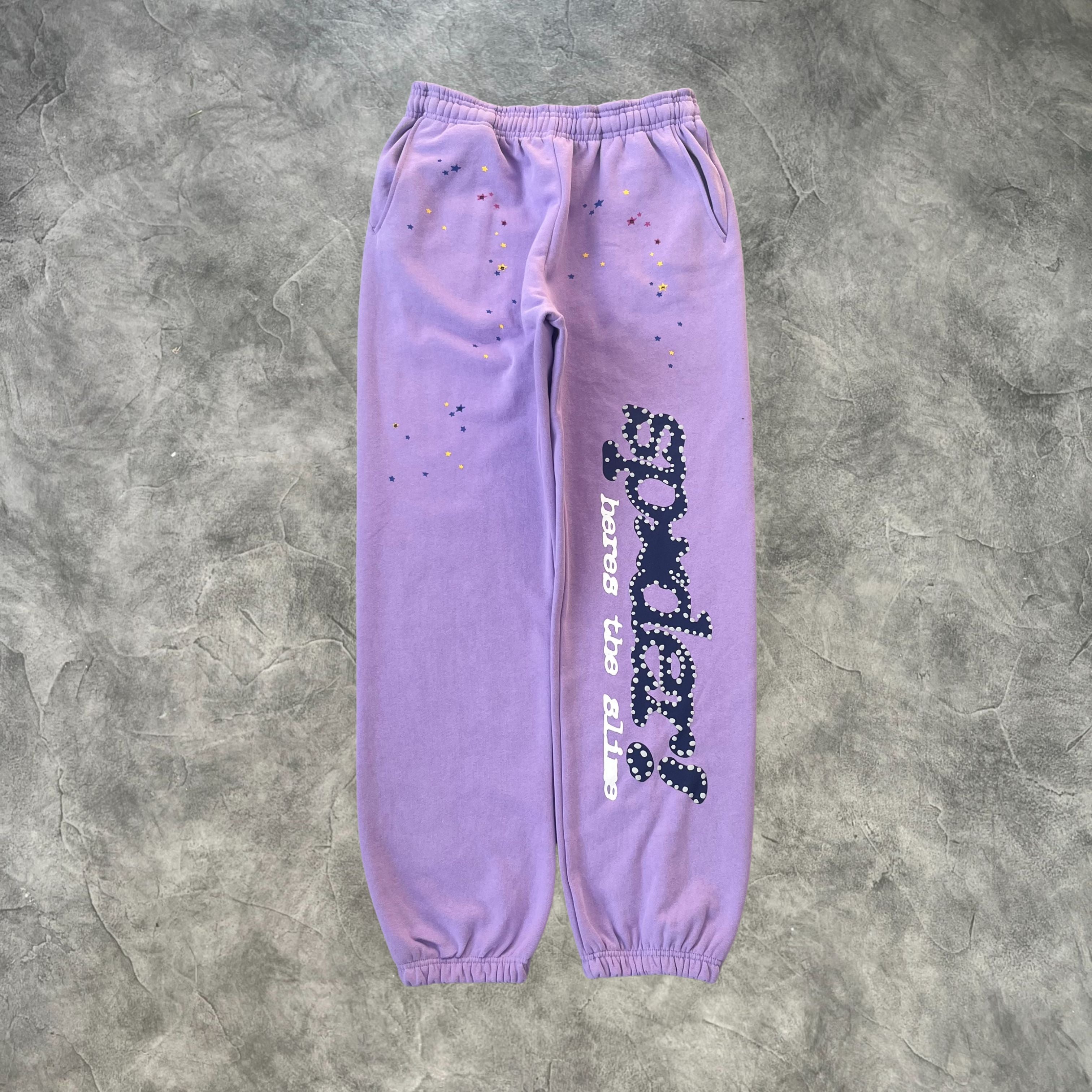 Sp5der Web Tracksuit Purple