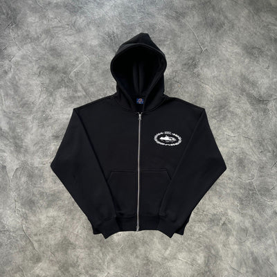 Corteiz BBK Royale Zip-Up Tracksuit Black