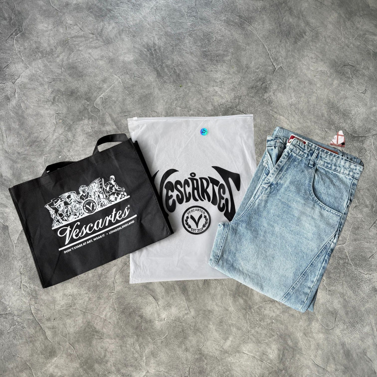 Vescartes Last Stand Samurai Jeans Blue