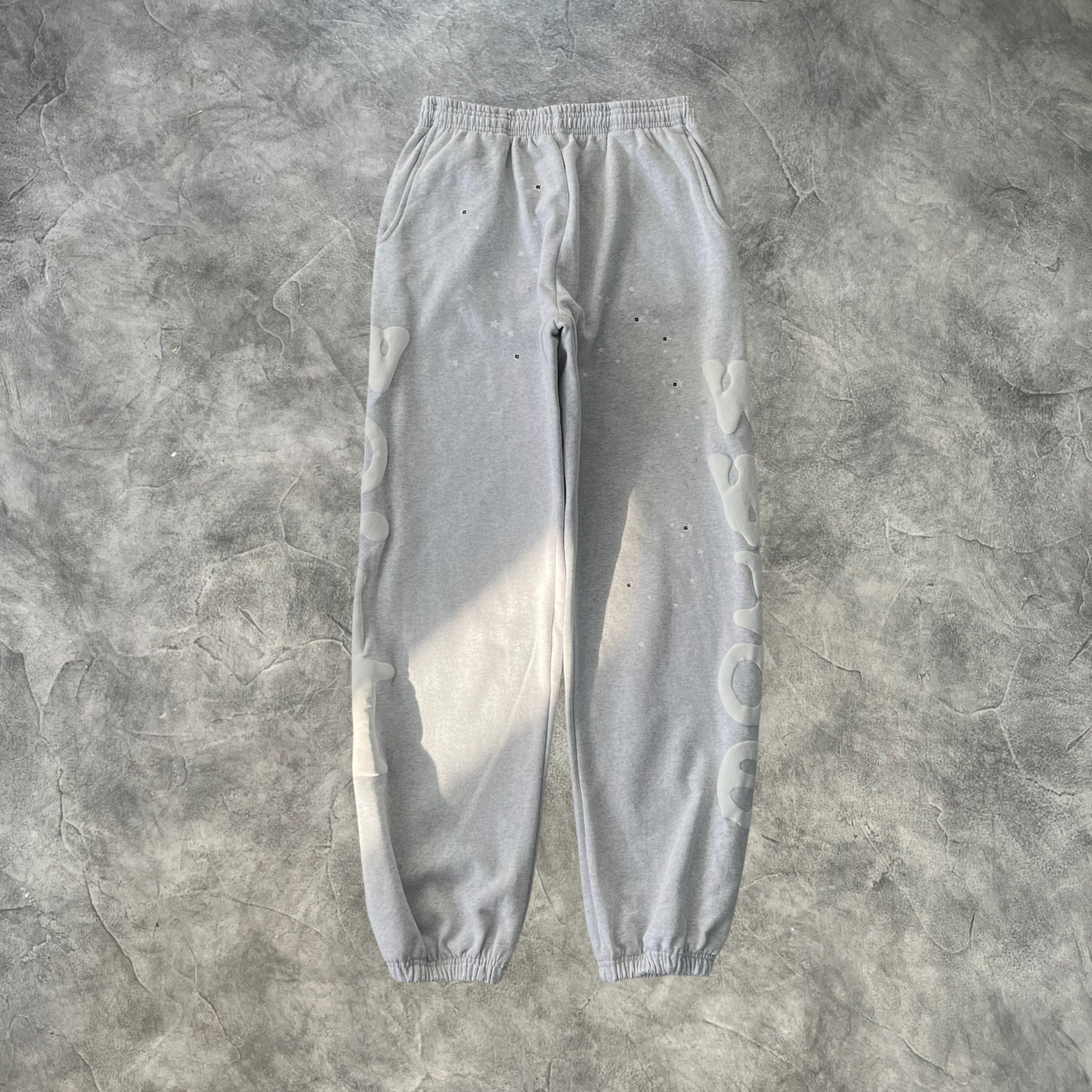 Sp5der Stars Tracksuit Grey