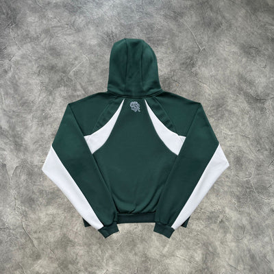 Mertra Colorblock Sports Tracksuit Green