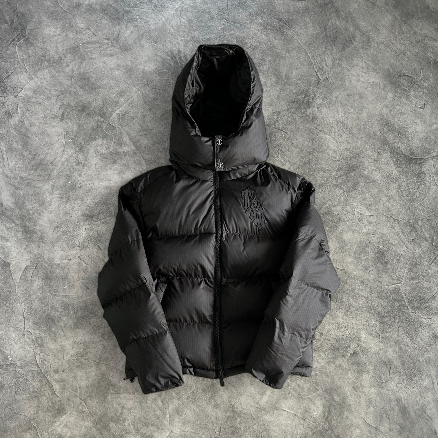 Trapstar Shooters Detachable hooded puffer Triple Black