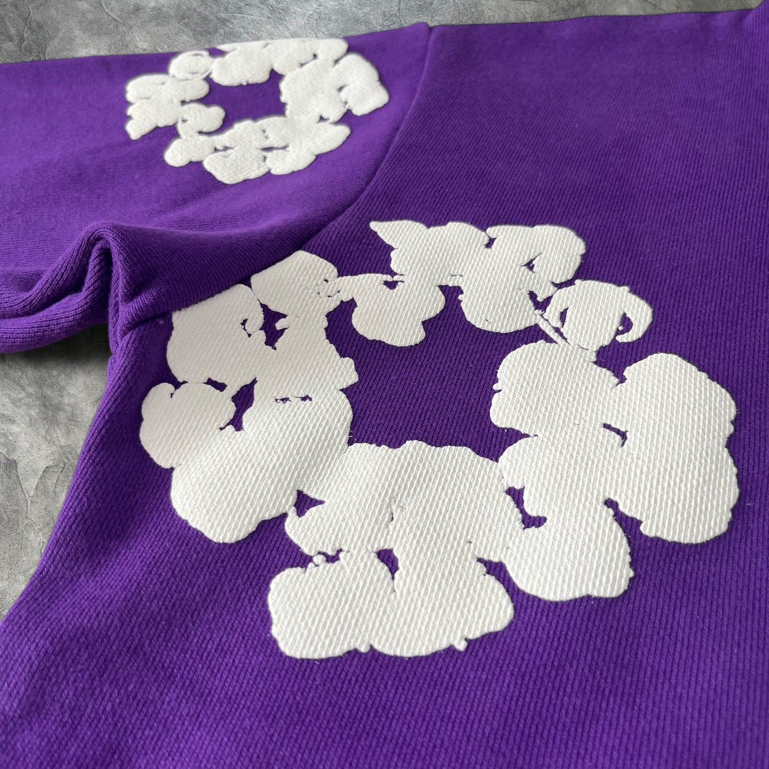 Denim Tears The Cotton Wreath Sweatshirt Purple