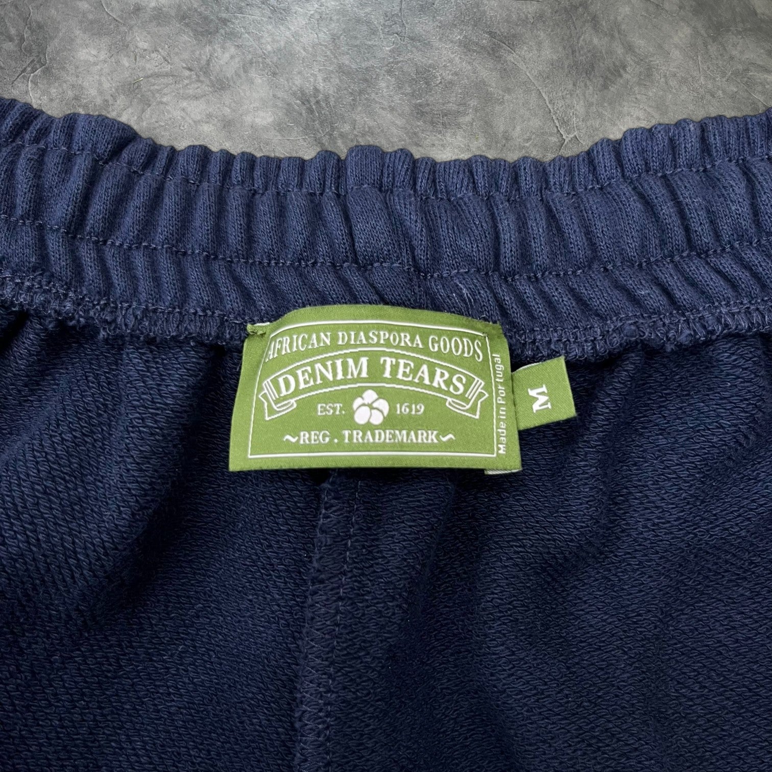 Denim Tears The Cotton Wreath Sweatpants Navy Blue