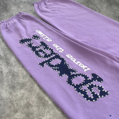 Sp5der Web Tracksuit Purple