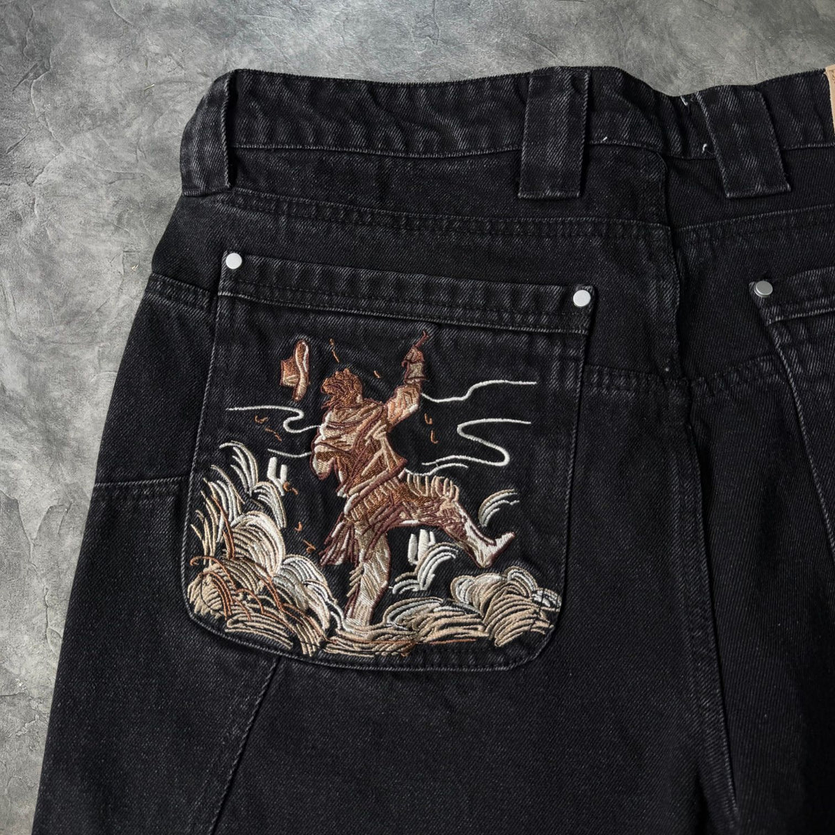 Vescartes Fast Draw Jeans Black