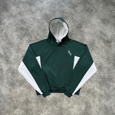 Mertra Colorblock Sports Tracksuit Green