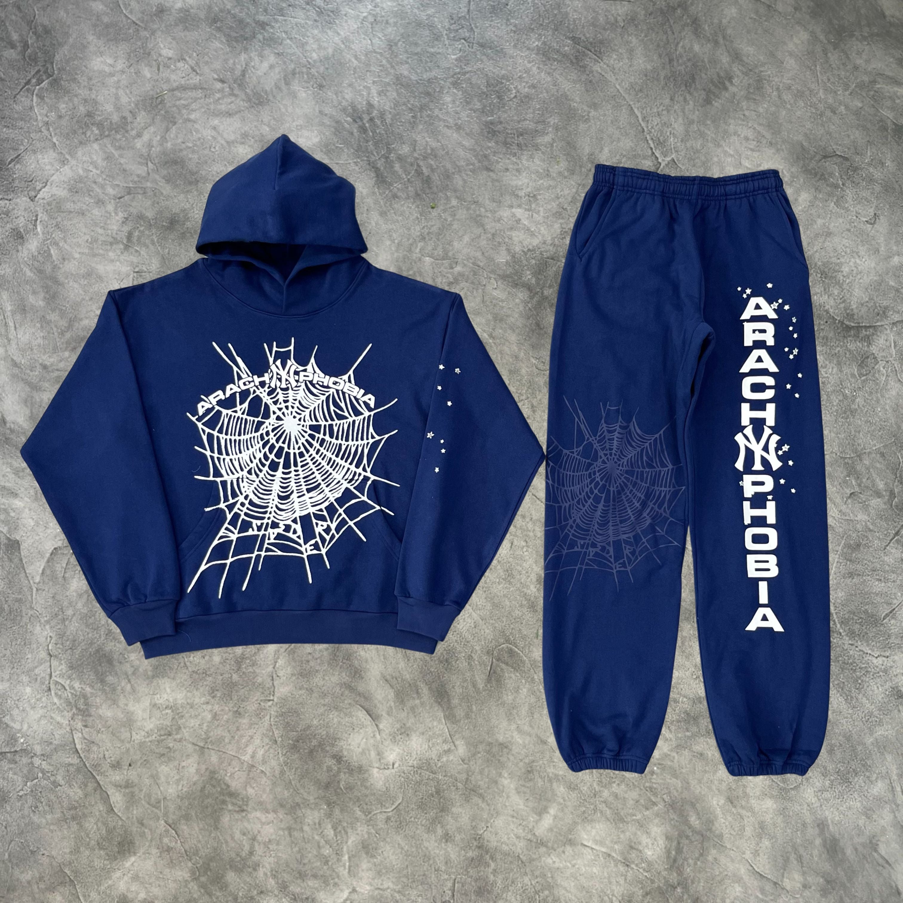 Sp5der Web Arach Phobia Tracksuit Navy