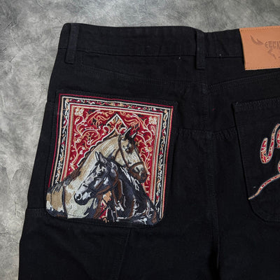 Vescartes Rider's Legacy Jeans Black