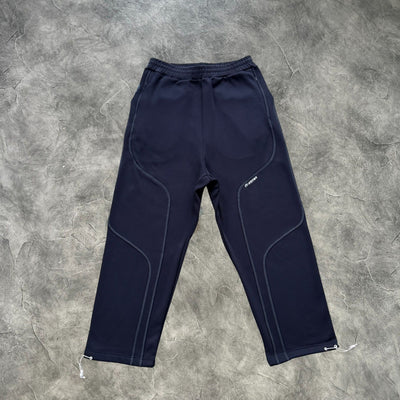 Mertra Glide Overlock Tracksuit Navy Blue