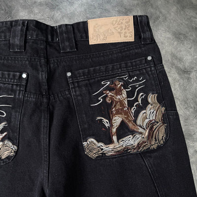 Vescartes Fast Draw Jeans Black