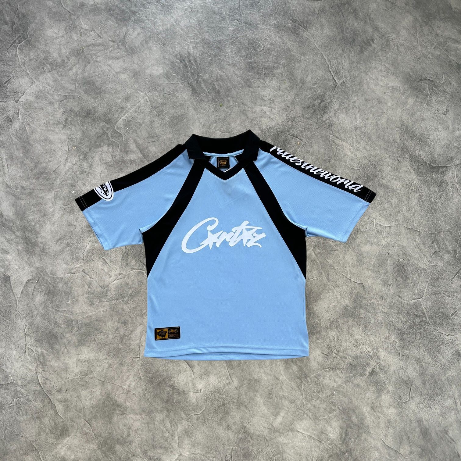 Corteiz Panel T-Shirt Sky Blue