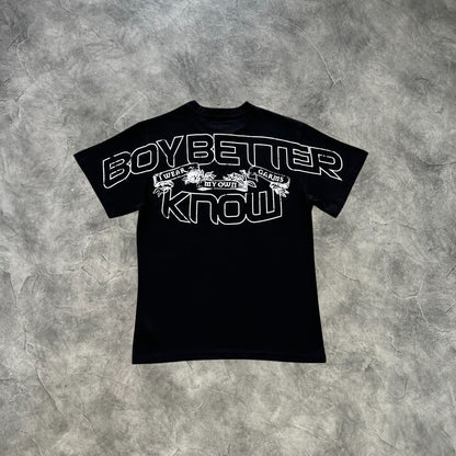 Corteiz Evil-J BBK Royale Heavyweight T-Shirt Black