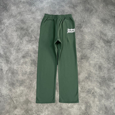 Broken Planet Space Trails Sweatpants Green