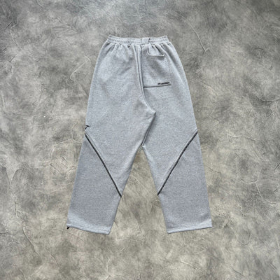 Mertra Reflective Striped Tracksuit Grey