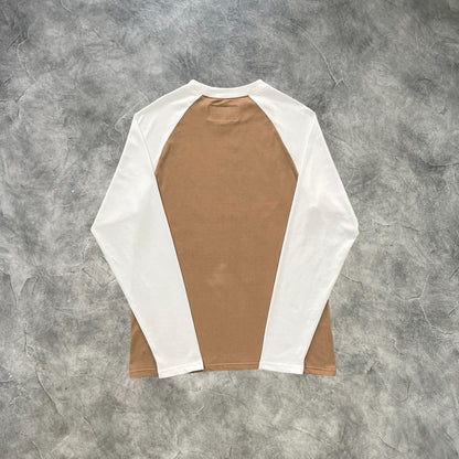 Corteiz Alcatraz Raglan Long Sleeves T-Shirt Brown