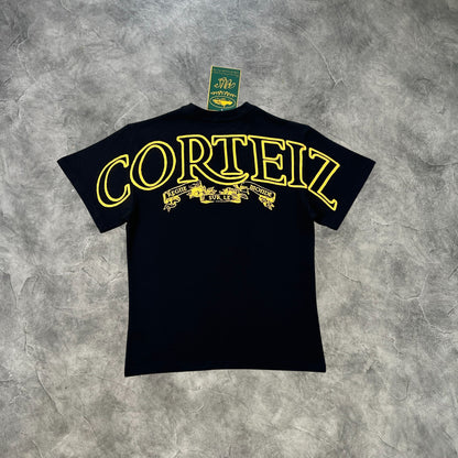 Corteiz Royale Heavyweight T-Shirt Black/Yellow