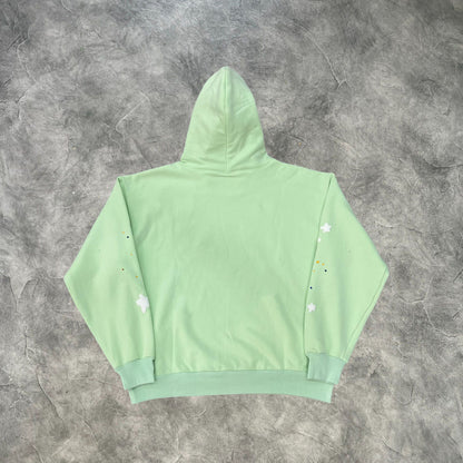 Sp5der Star Web Hoodie Mint Green