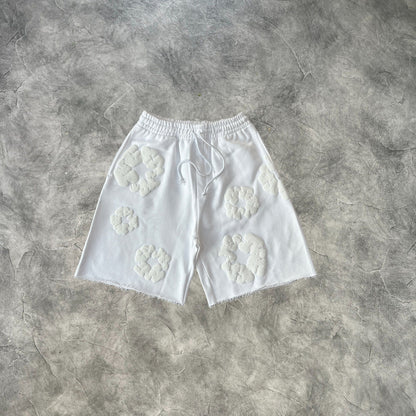 Denim Tears The Cotton Wreath Sweatshorts White