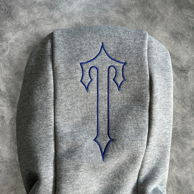 Trapstar Chenille 2.0  Decoded Tracksuit Grey/Blue