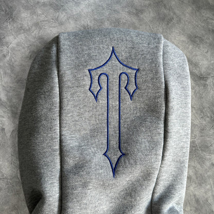 Trapstar Chenille 2.0  Decoded Tracksuit Grey/Blue