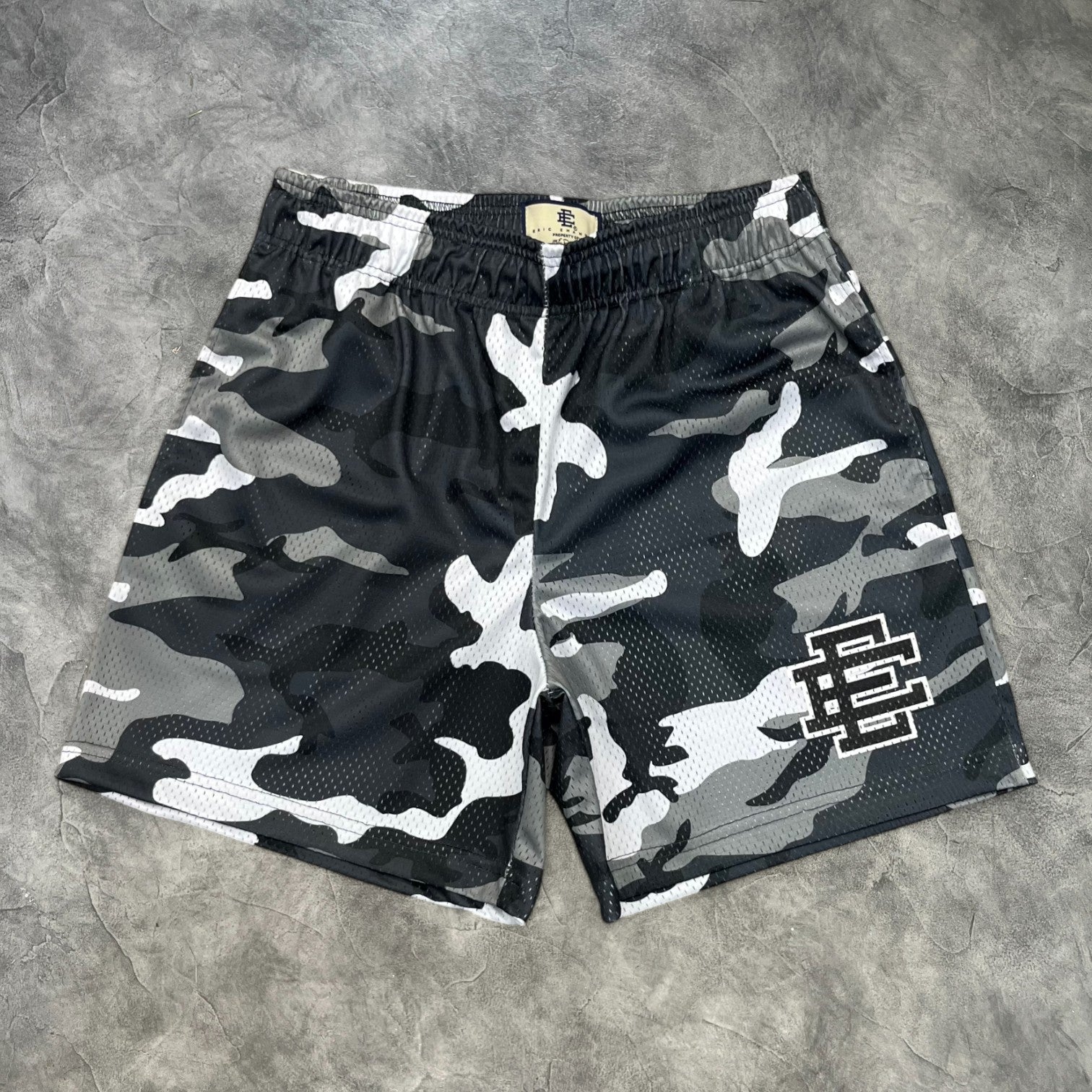 Eric Emanuel Basic Shorts Black/White Camo