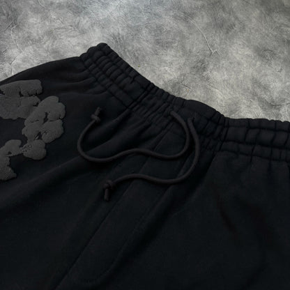 Denim Tears The Cotton Wreath Sweatshorts Black/Black