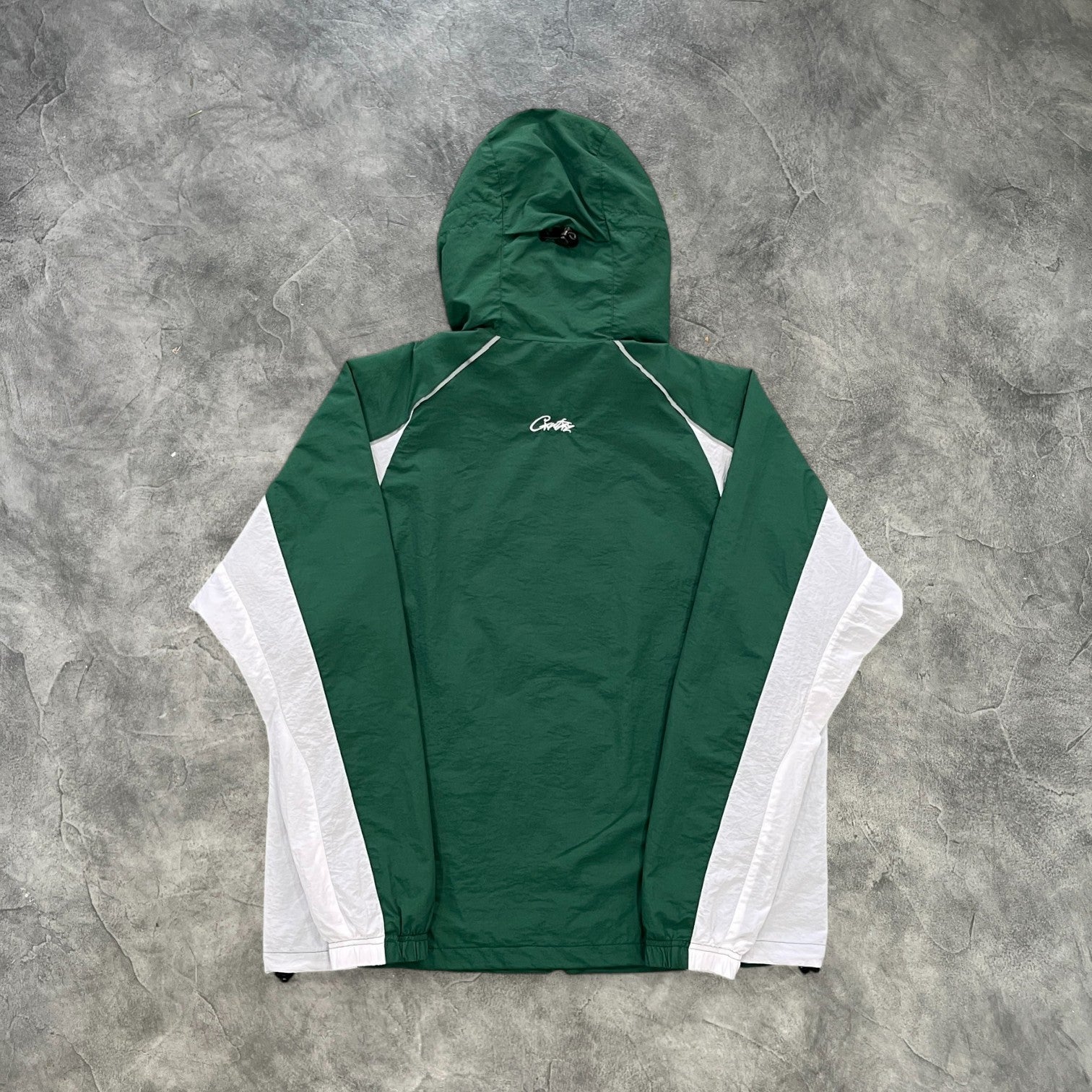 Corteiz Alcatraz Windbreaker Green/White