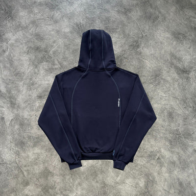 Mertra Glide Overlock Tracksuit Navy Blue
