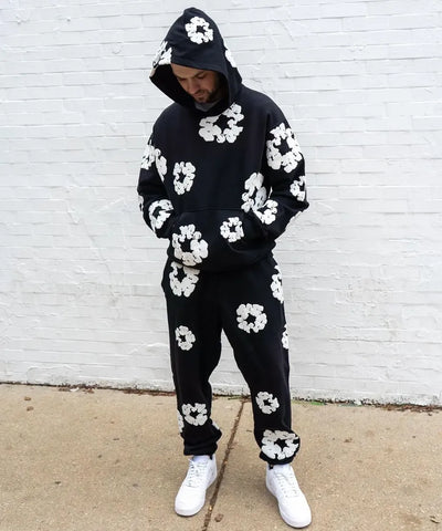 Denim Tears The Cotton Wreath Vaulted Set Black