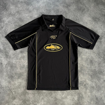 Corteiz Talismo Football Jersey Black/Yellow