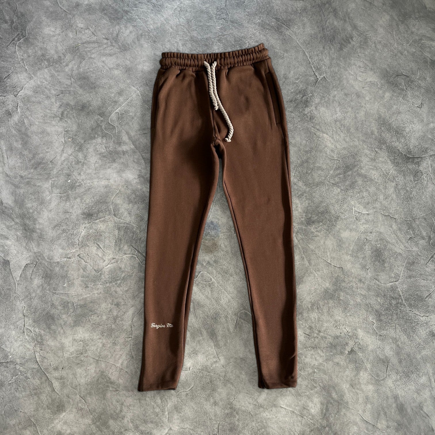 Syna Linen Tracksuit Brown